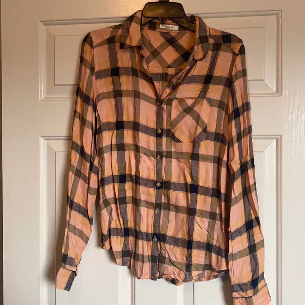 Striped button down shirt